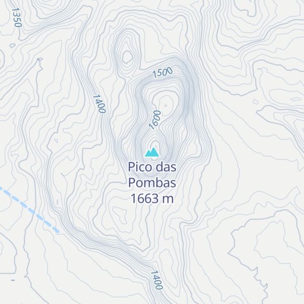 Map of Pico das Pombas
