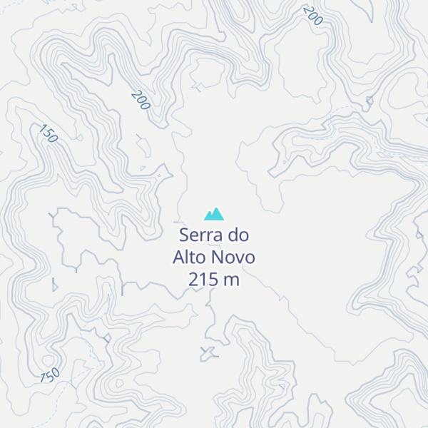 Map of Serra do Alto Novo