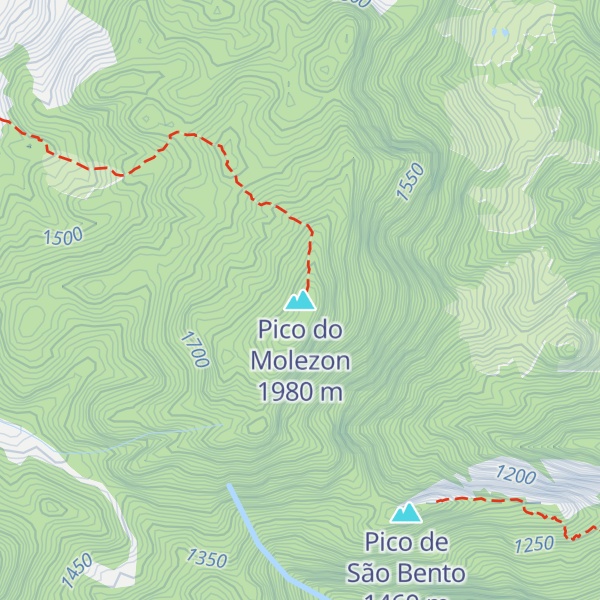 Map of Pico do Molezon
