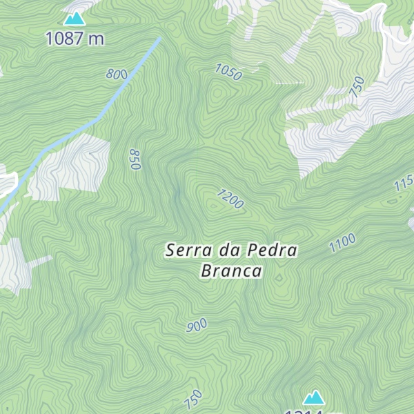 Map of Serra da Pedra Branca