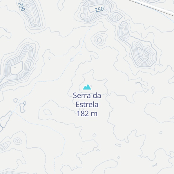 Map of Serra da Estrela