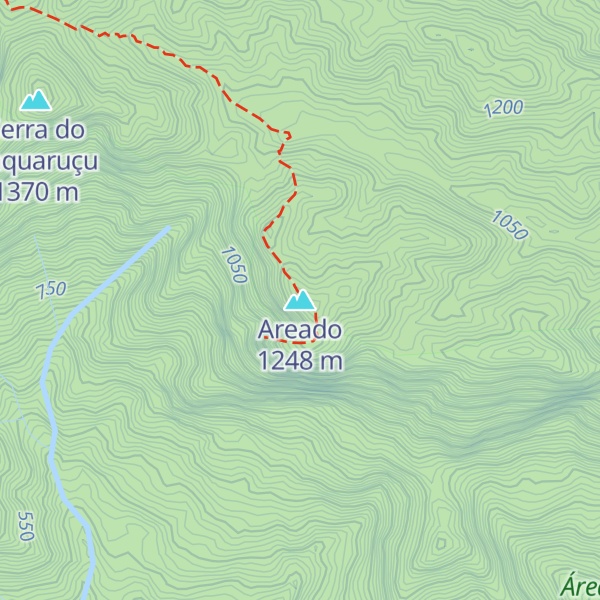 Map of Areado