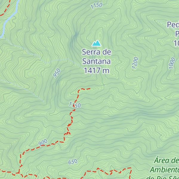 Map of Cume da Serra de Santana