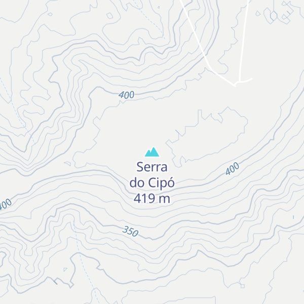 Map of Serra do Cipó