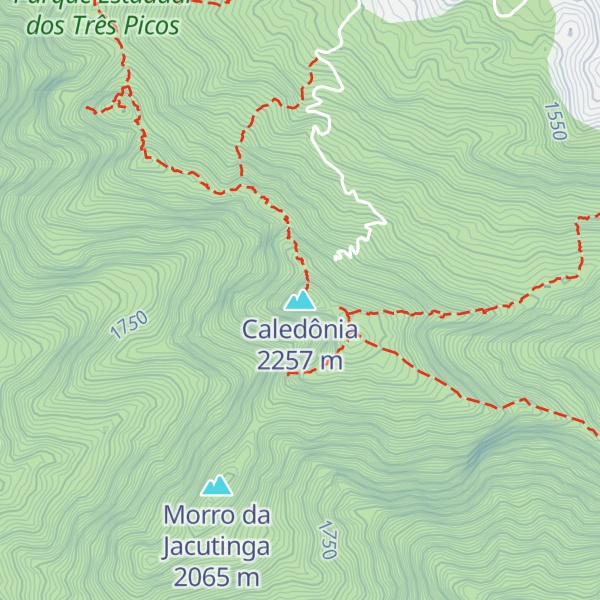 Map of Caledônia