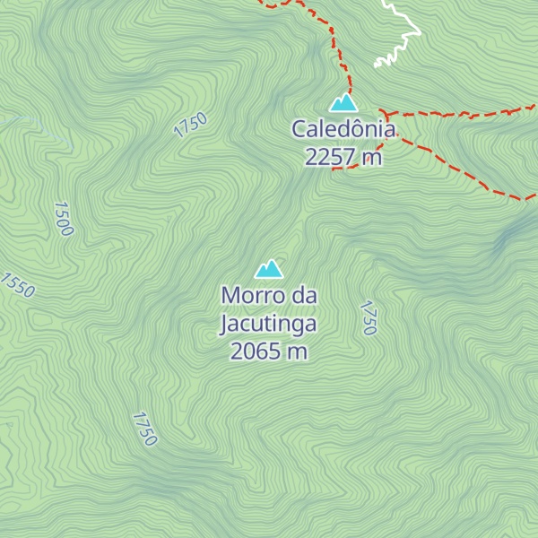 Map of Morro da Jacutinga