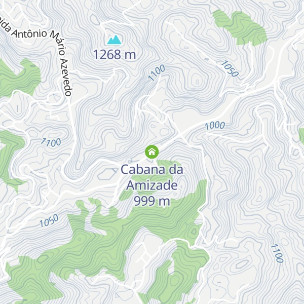 Map of Cabana da Amizade