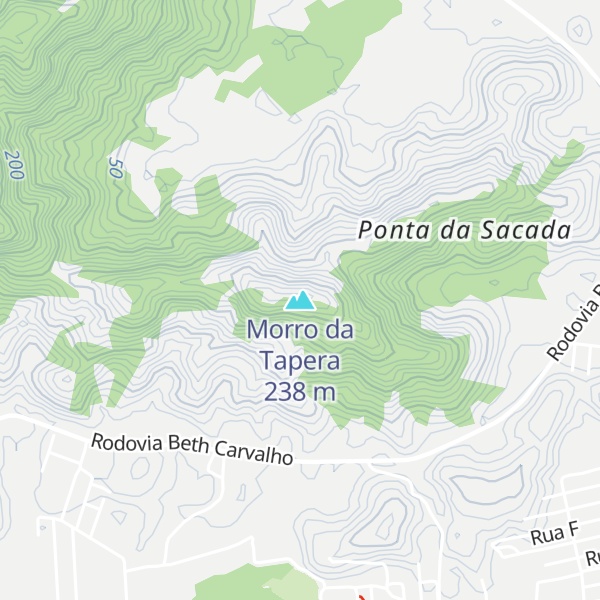 Map of Morro da Tapera