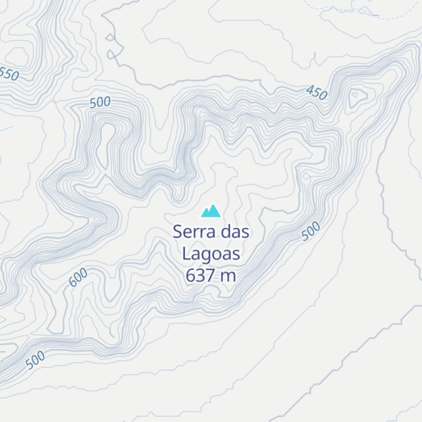 Map of Serra das Lagoas