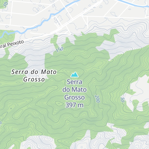 Map of Serra do Mato Grosso