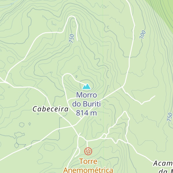 Map of Morro do Buriti
