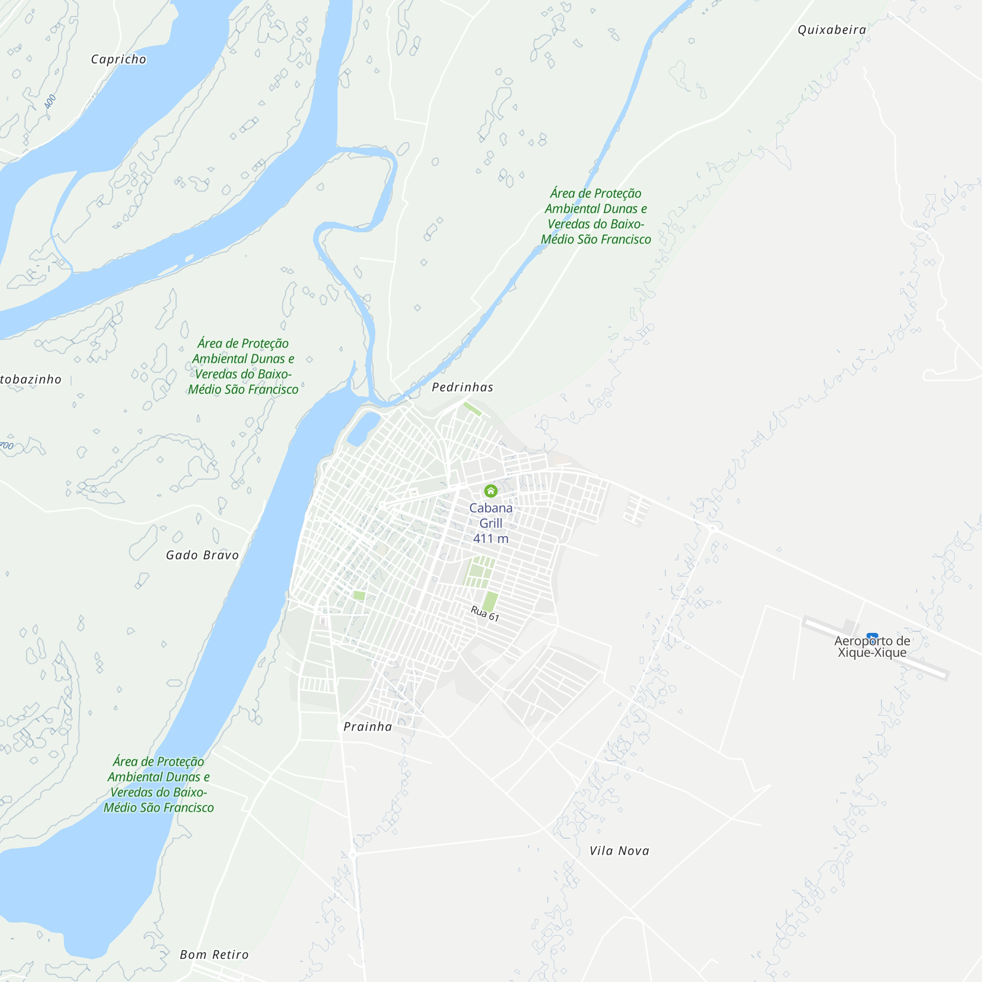 Cabana Grill map