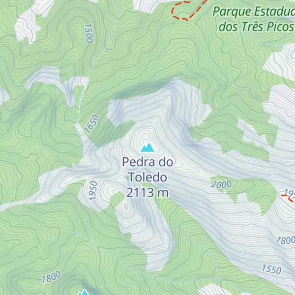 Map of Pedra do Toledo