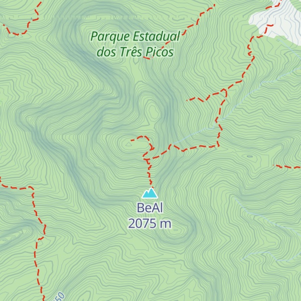 Map of Pico Menor