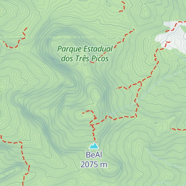 Map of Pico Maior de Friburgo