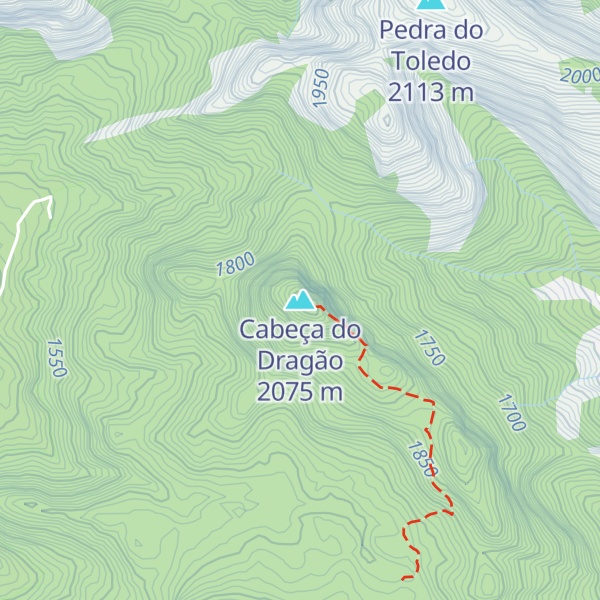 Map of Cabeça do Dragão