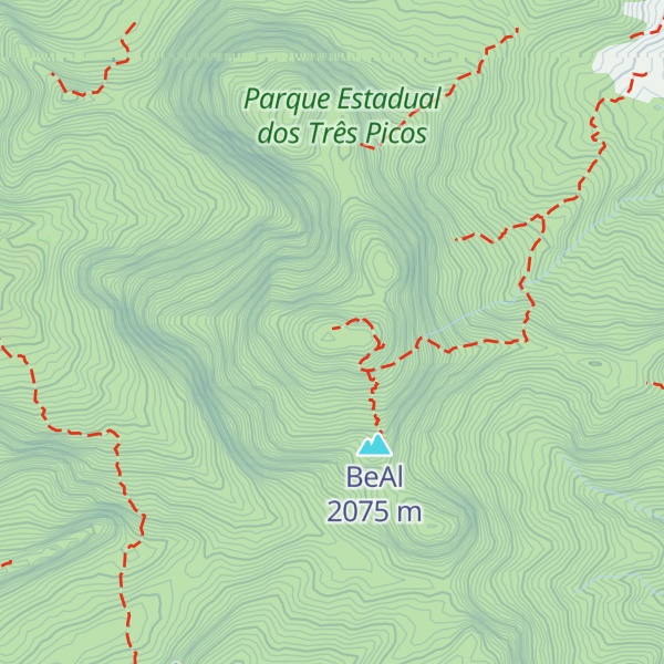 Map of Pico Médio de Friburgo