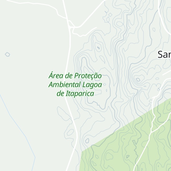 Map of Morro do Piador