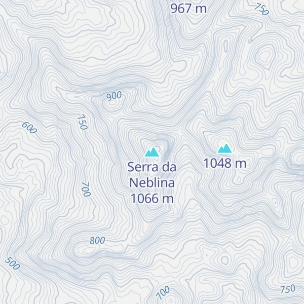 Map of Serra da Neblina