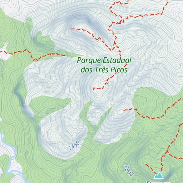 Map of Pedra das Antas