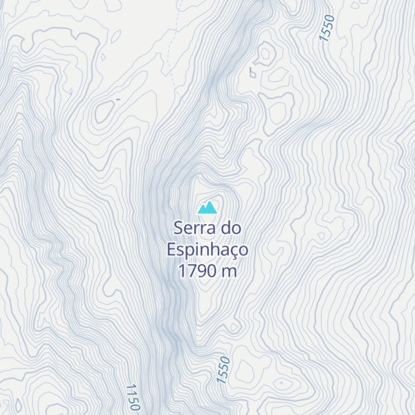 Map of Serra do Espinhaço