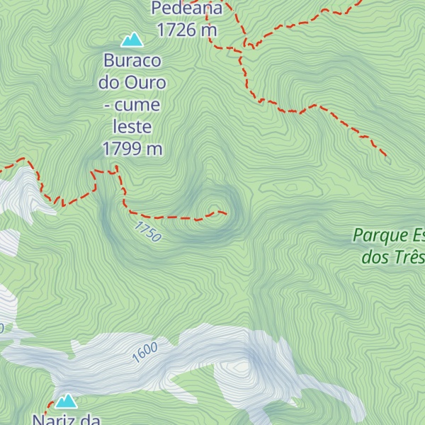 Map of Seio da Mulher de Pedra