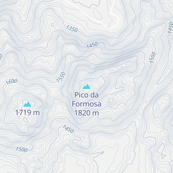 Map of Pico da Formosa