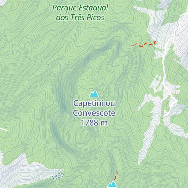 Map of Capetini ou Convescote