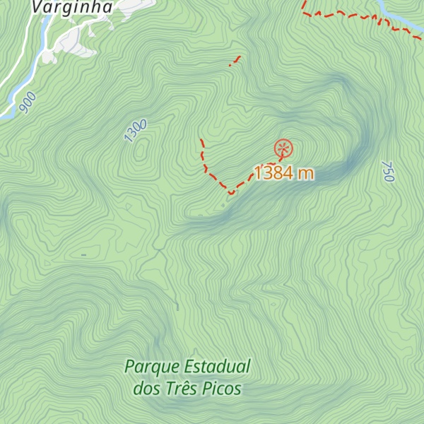 Map of Pedra da Lagoinha