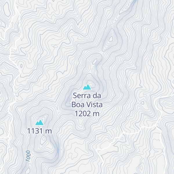 Map of Serra da Boa Vista