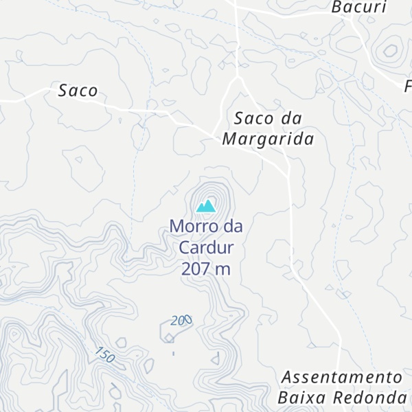 Map of Morro da Cardur
