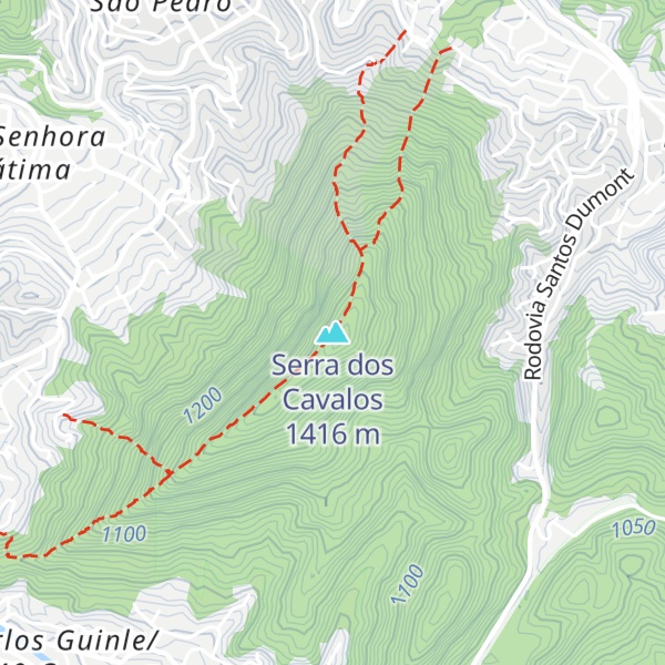 Map of Serra dos Cavalos