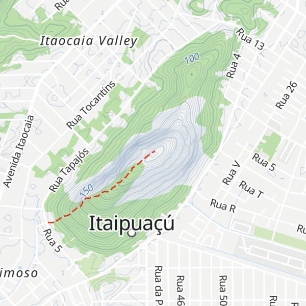 Map of Pedra de Itaocaia