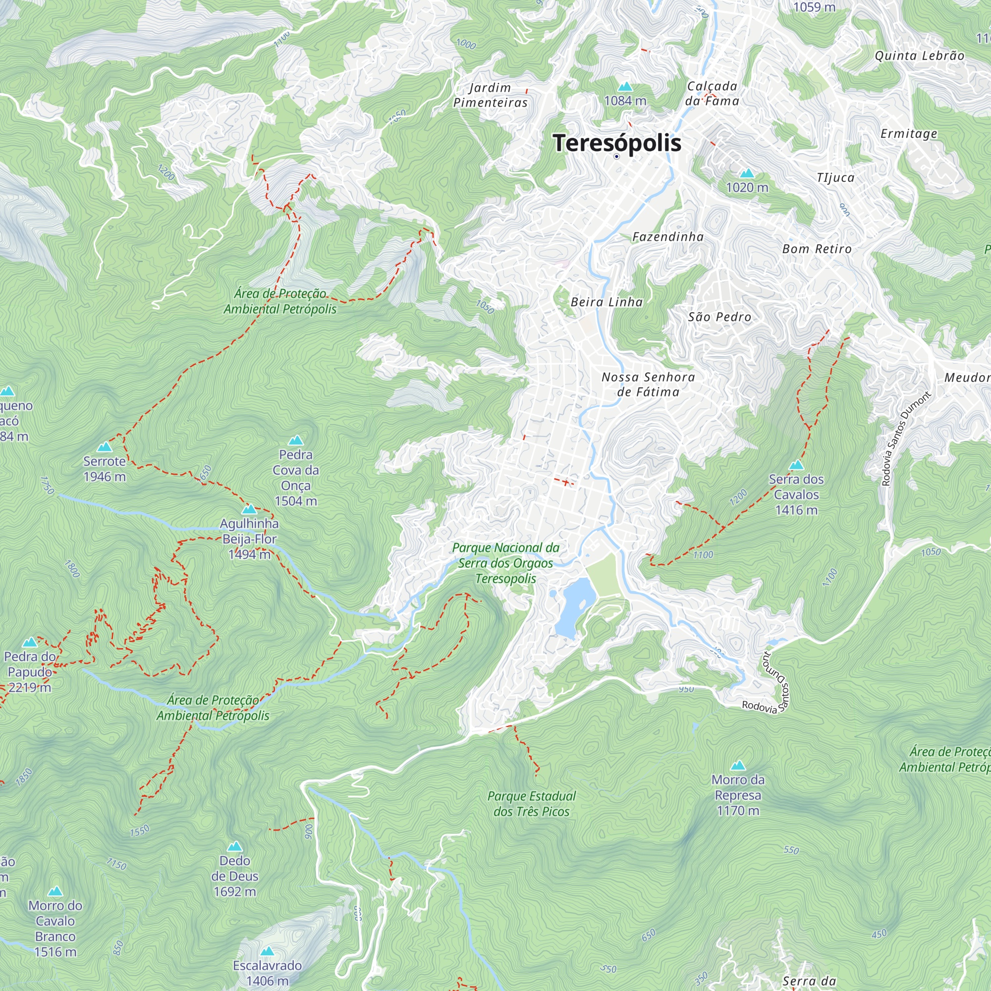 Pousada Matitatere map