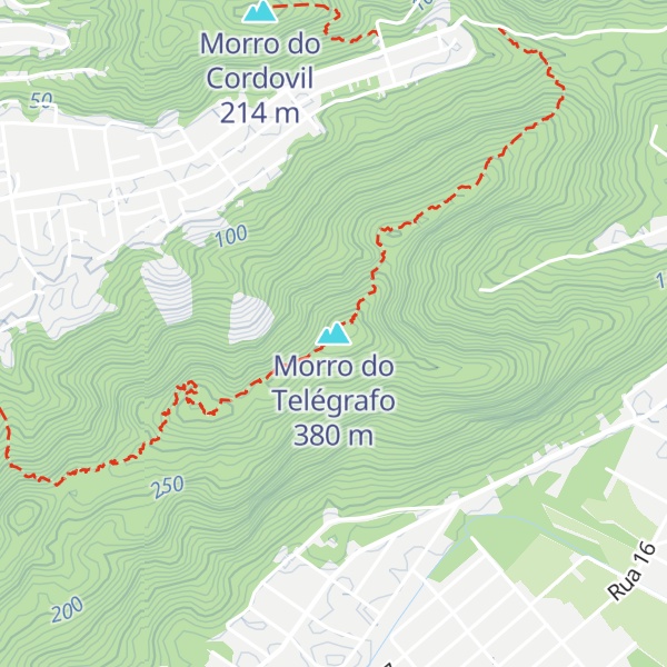 Map of Morro do Telégrafo