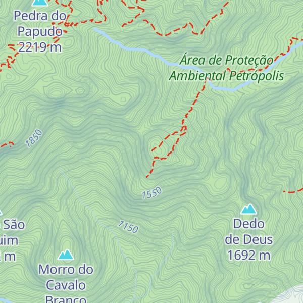 Map of Pedra do Santo Antônio