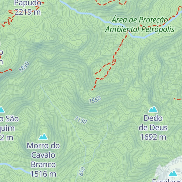 Map of Três Marias