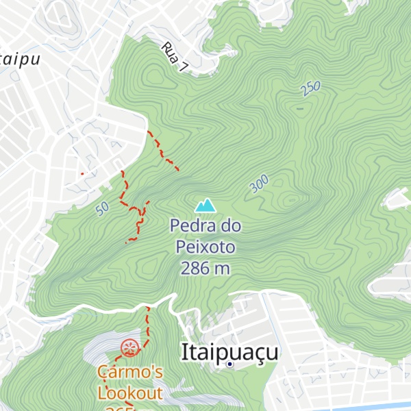 Map of Pedra do Peixoto