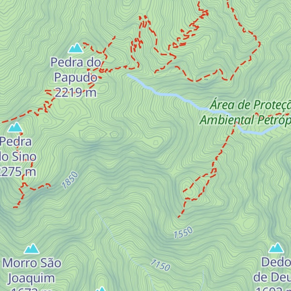 Map of Pedra do São João