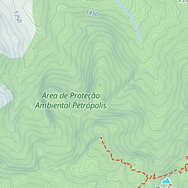 Map of Contraforte do Morro do Pipoca