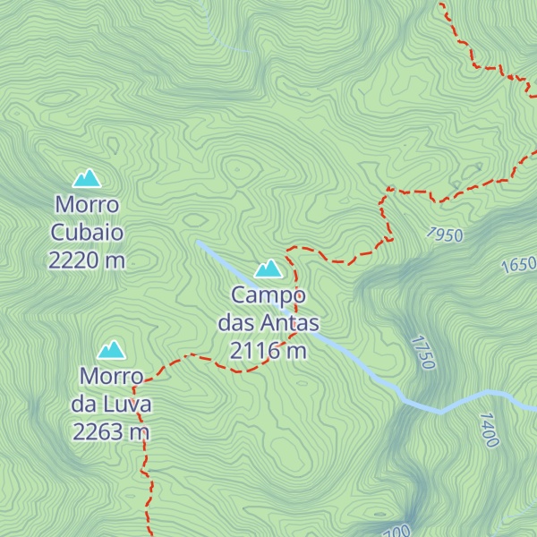 Map of Campo das Antas