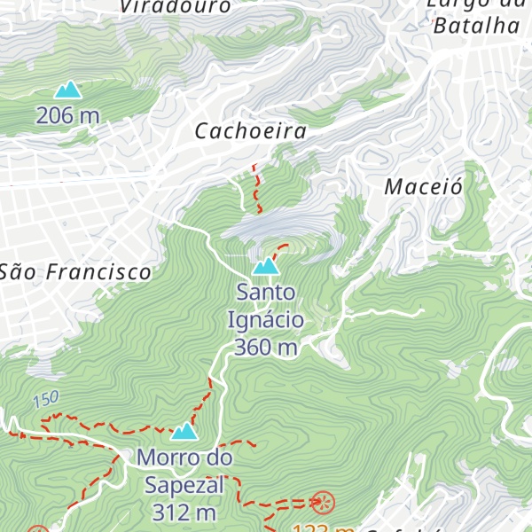 Map of Santo Ignácio