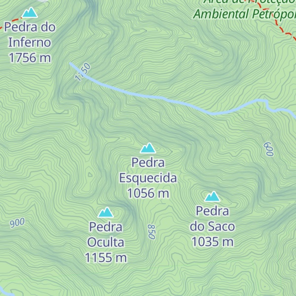 Map of Pedra Esquecida