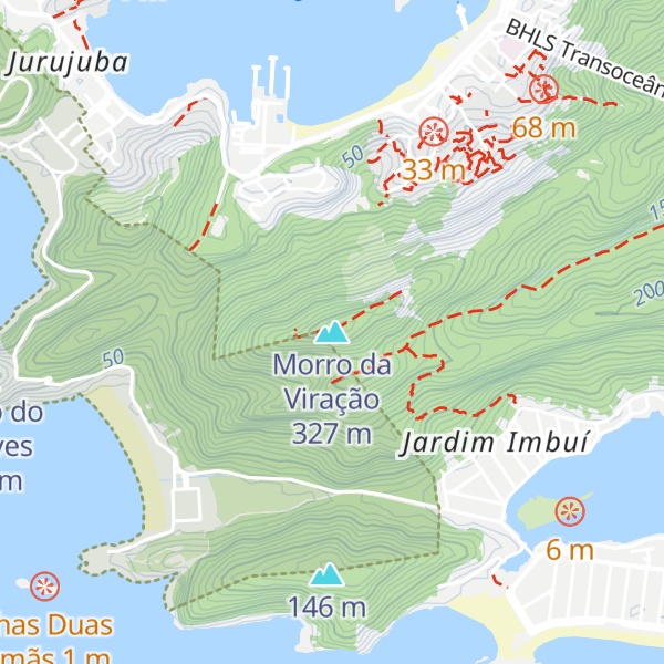 Map of Morro da Viração