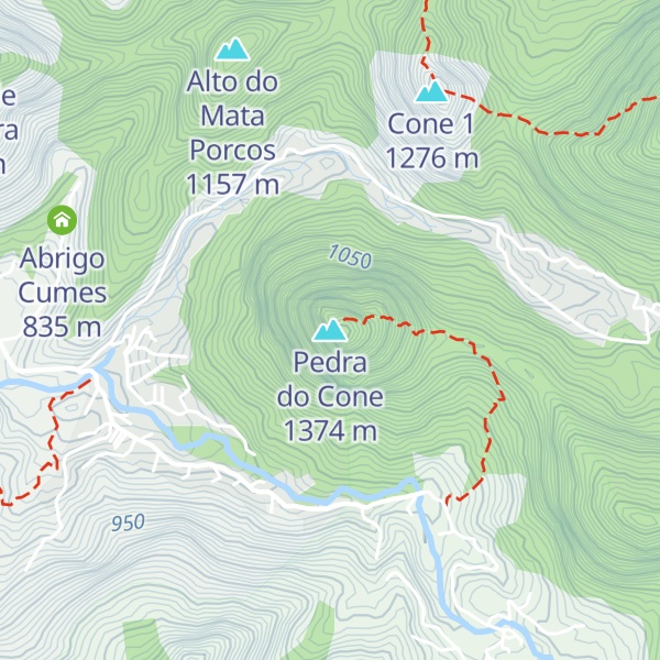 Map of Pedra  do Cone