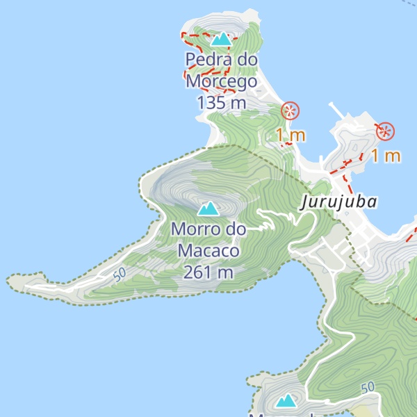 Map of Morro do Macaco