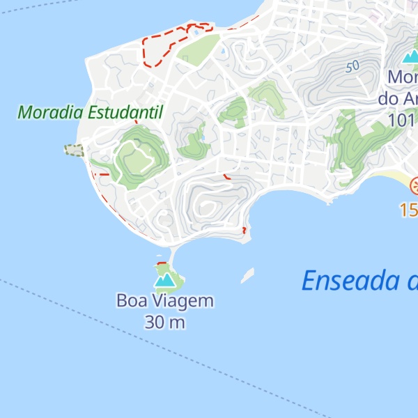Map of Morro do Palácio