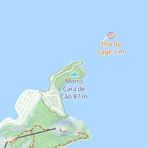 Map of Morro Cara de Cão