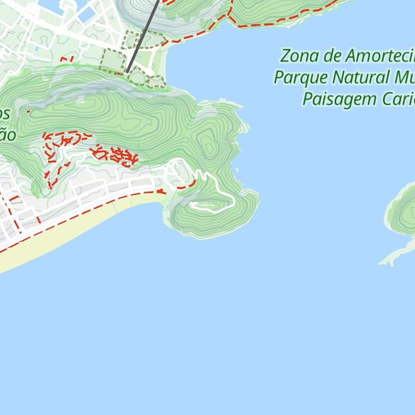 Map of Morro do Leme
