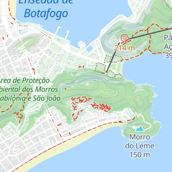 Map of Morro da Babilônia